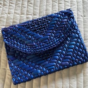 Straw envelope purse
